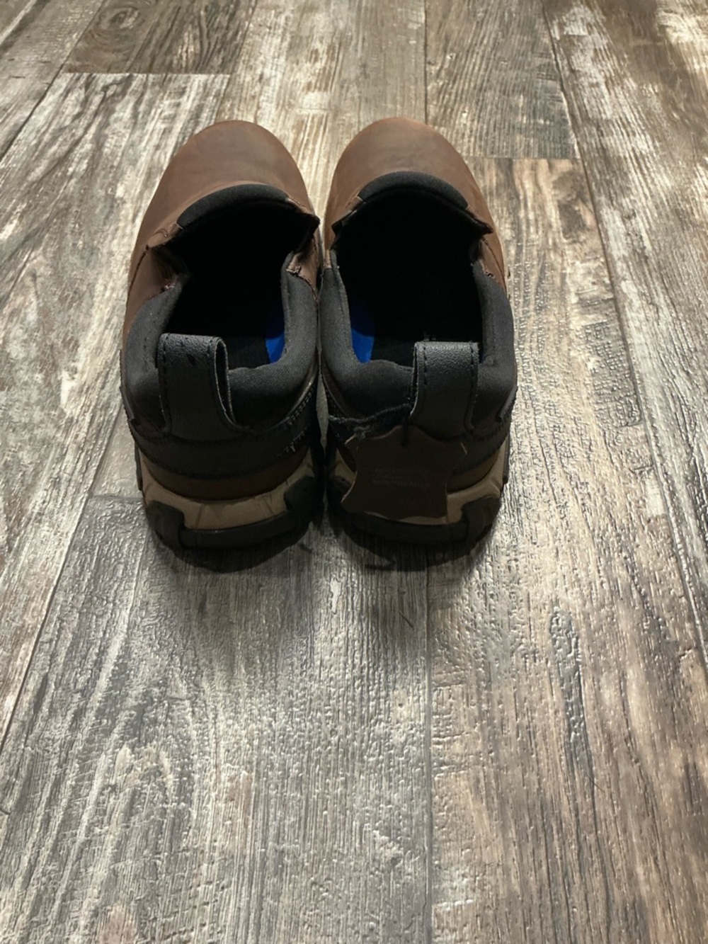 Clarks Men’s Brown Leather Slip-On Loafer Size 10 - Picture 13 of 16